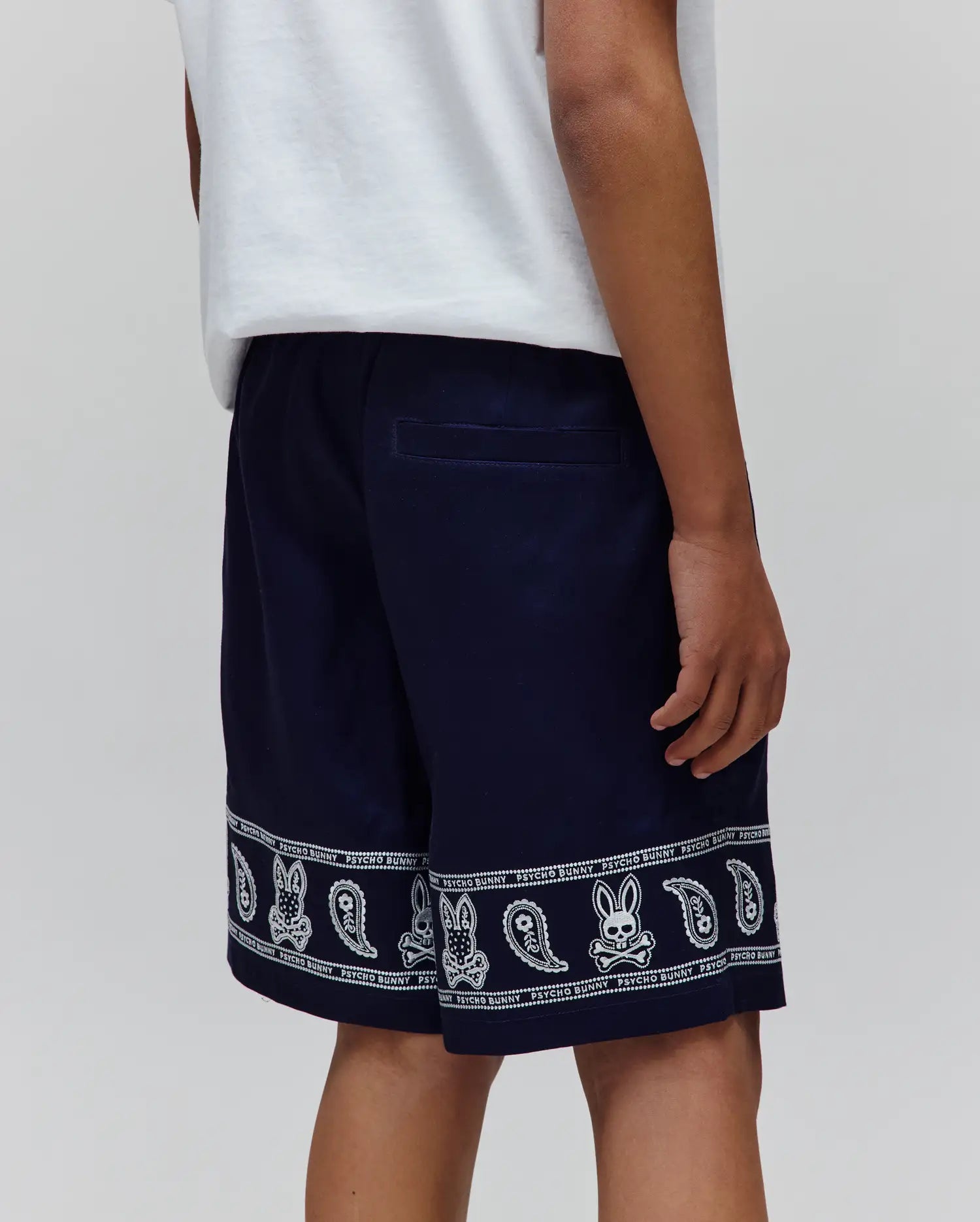Psycho Bunny Kids Bottoms KIDS LUKE TENCEL SHORT 3 1/2"- 7 1/4" KB0700005 bermuda blu in Tencel