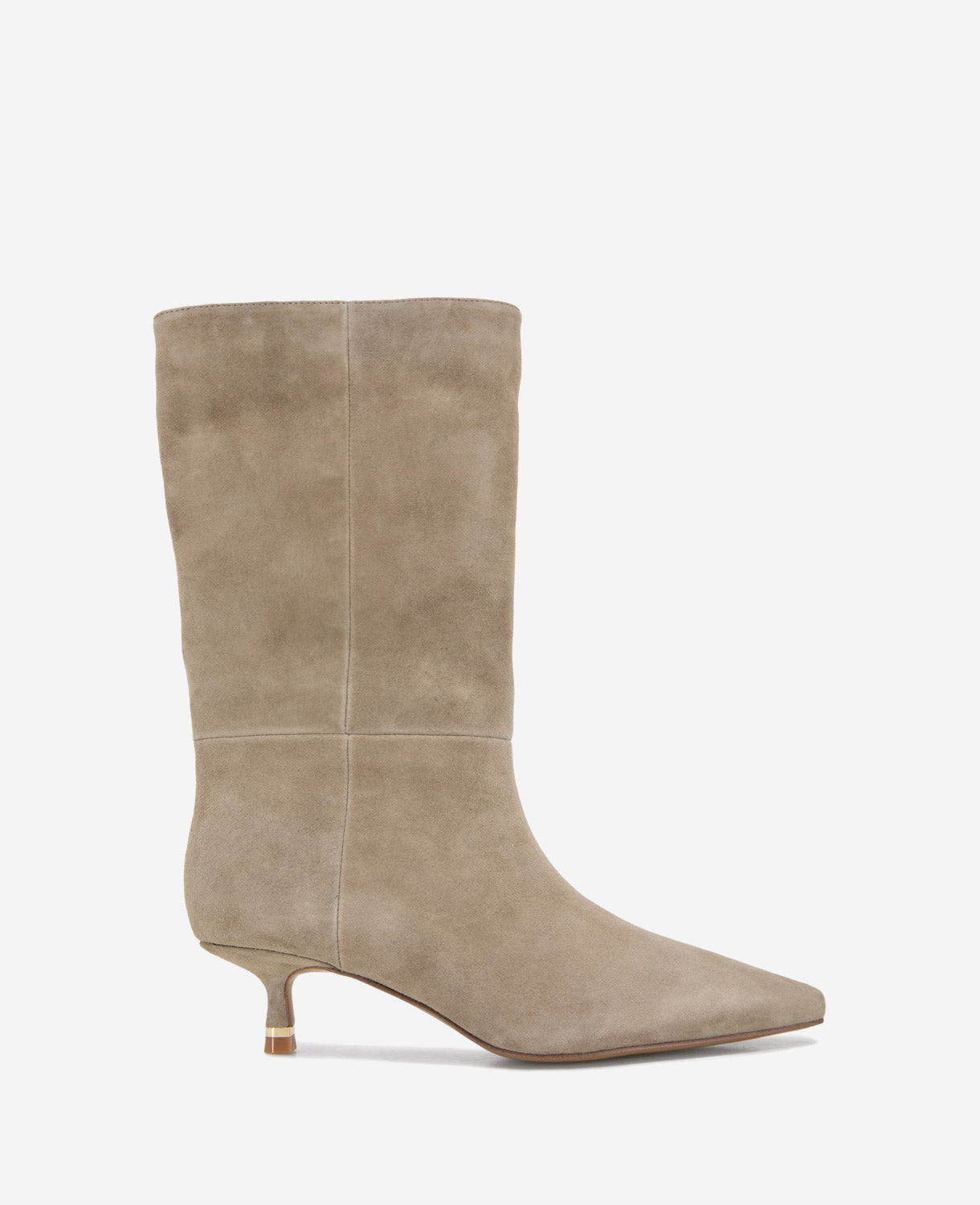 Kenneth Cole Reaction Shoes Meryl Suede Bootie stivaletti taupe scamosciati