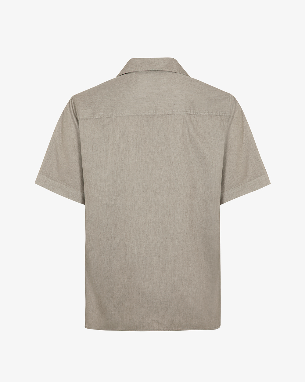 Markup Uomo Camicie Camicia collo riviera Camicia twill tinto capo