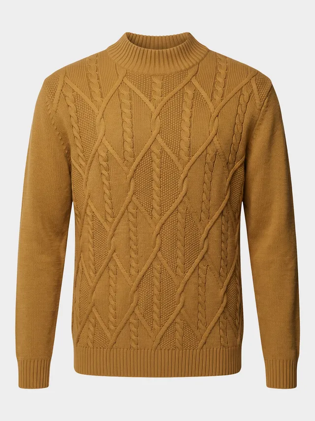 Markup Uomo Maglieria Lupetto Losanghe maglia