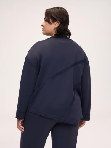 Fiorella Rubino Maglie e felpe Felpa con chiusura asimmetrica S Plus over