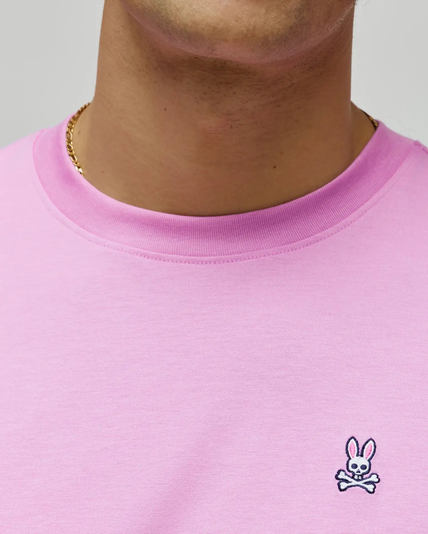 Psycho Bunny Men's Tees Classic Crew Neck Tee B6U014F200 maglietta orchid cotone Pima