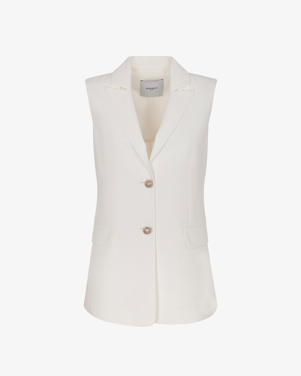 Markup Donna Giacche & Giubbotti Gilet collo a revers in bielastico