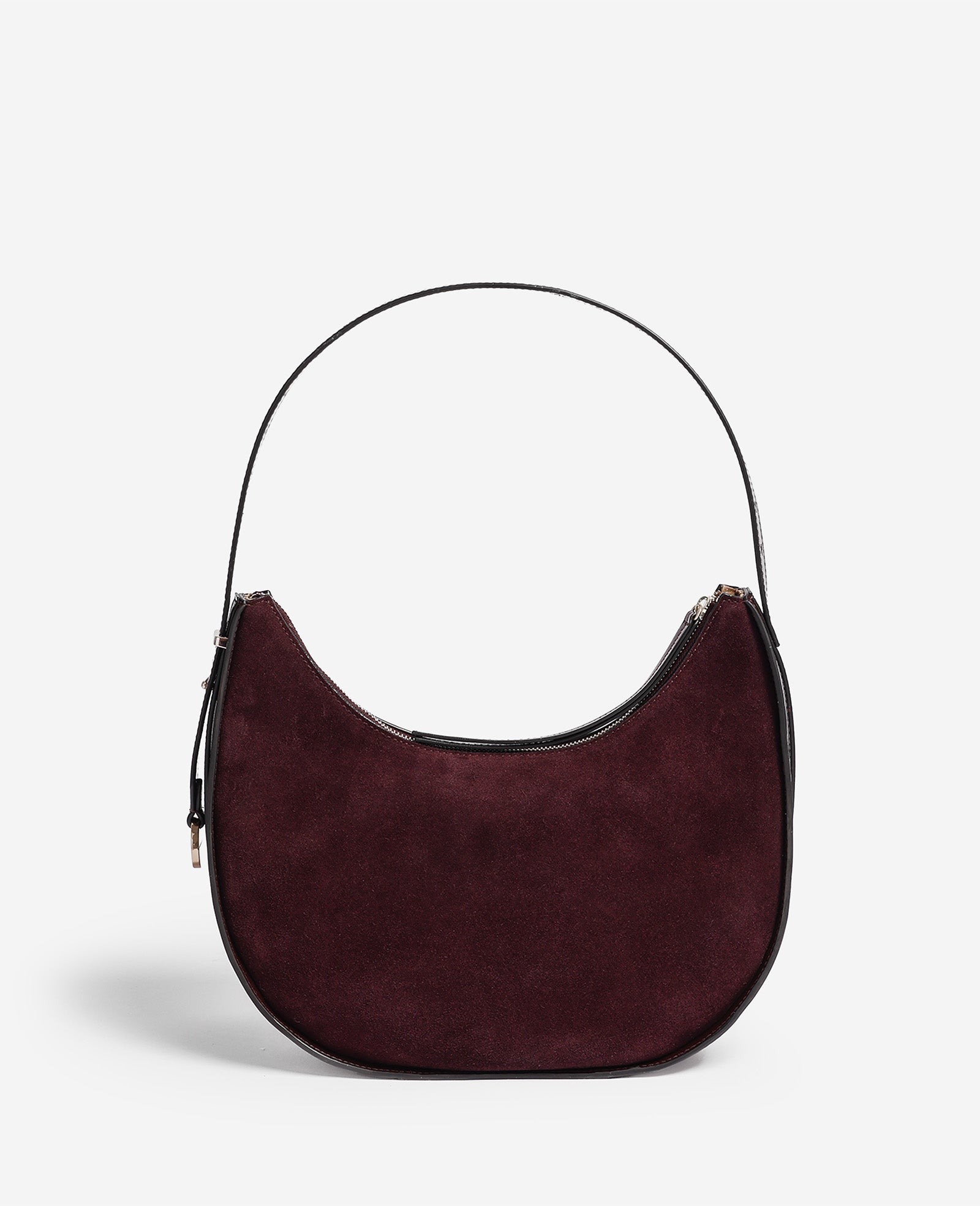 Kenneth Cole Reaction Bags Chelsea Medium Suede Hobo Bag borsa hobo prugna in pelle