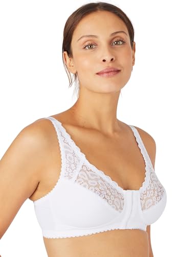 Damart Biancheria intima reggiseno senza ferretto con apertura davanti bianco 3B