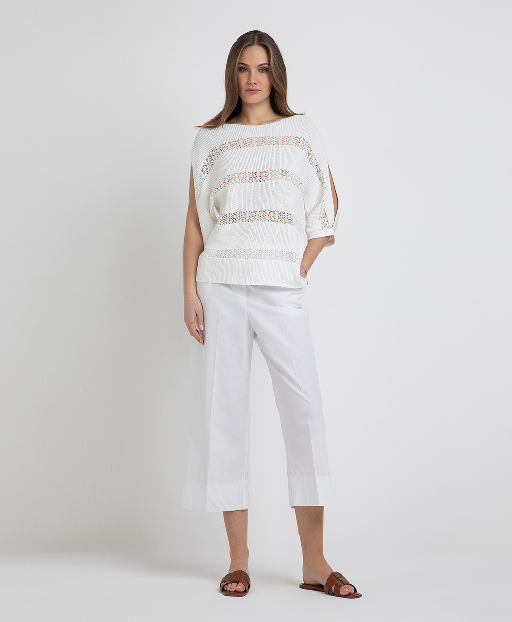 Markup Donna Camicie & Bluse Scollo a barca riga macramè camicia