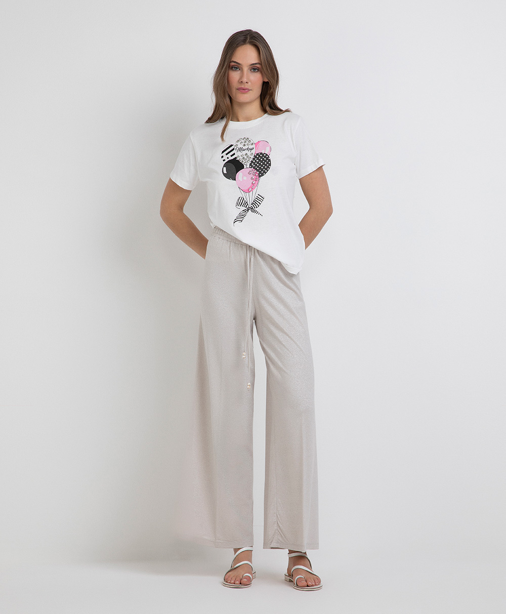 Markup Donna T-Shirt & Felpe T-shirt in cotone maglietta donna cotone