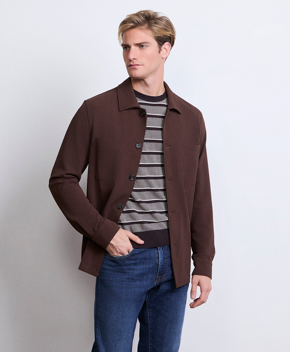 Markup Uomo Maglieria Overshirt in maglia