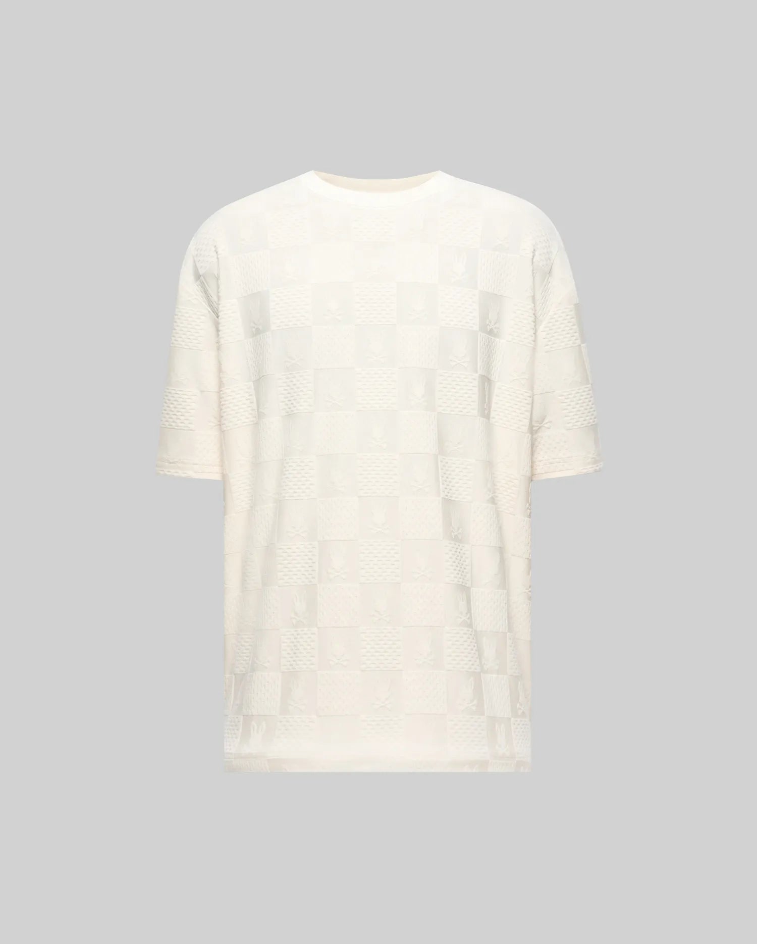 Psycho Bunny Men's Tees MENS DUSTIN OVERSIZED TEE maglietta beige