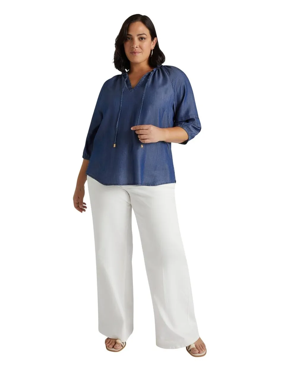 Fiorella Rubino Camicie e bluse Fibre in Tencel blusa 50 Plus