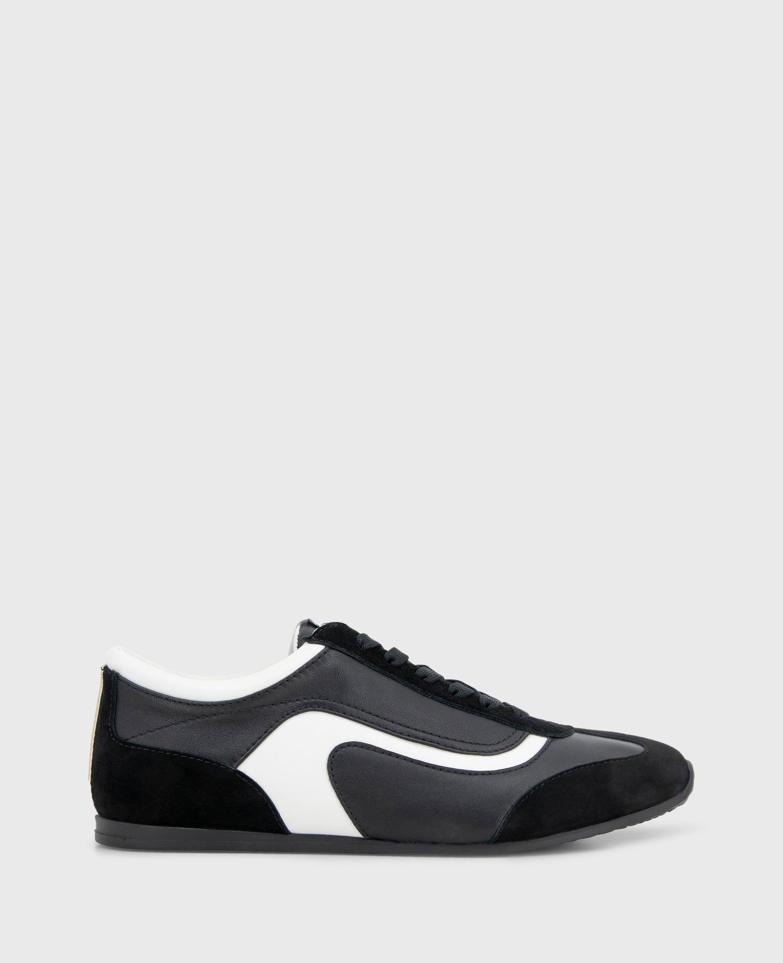 Kenneth Cole Reaction Shoes Alma Leather sneaker nere con memory foam