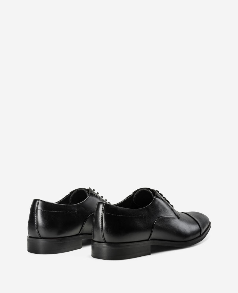 Kenneth Cole Reaction Shoes REACTION Heath Cap Toe Lace Up Oxford scarpe stringate nere