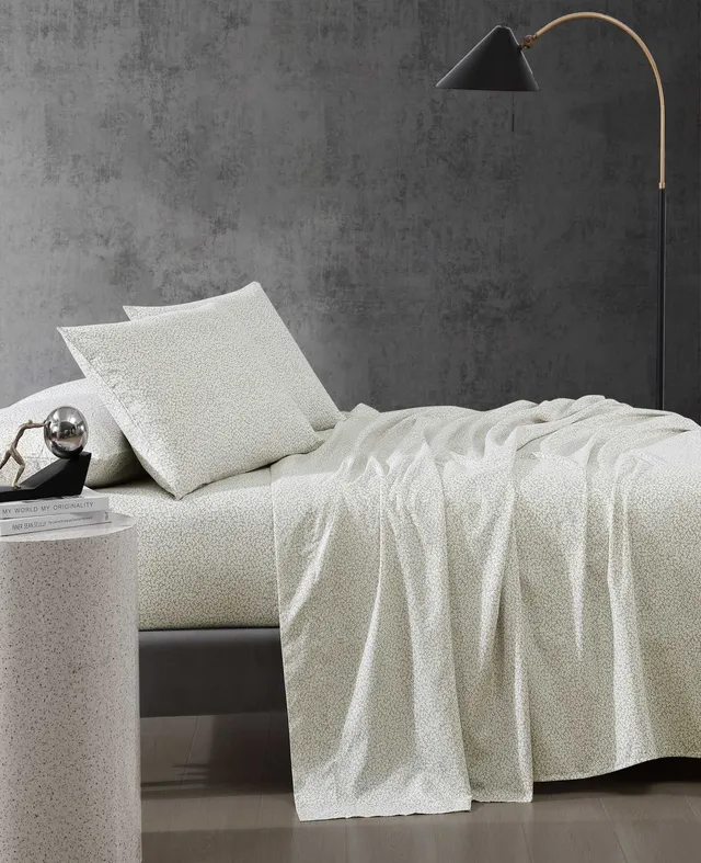 Kenneth Cole Reaction Chill Flowers Sheet Set lenzuola beige 5 pezzi rinfrescanti