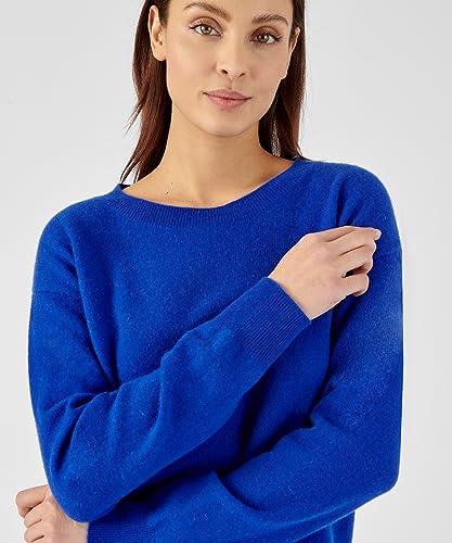 Damart Prêt-à-porter maglione puro cashmere Porcellana blu 40