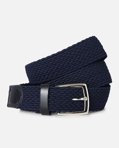 Damart Accessori Cintura intrecciata uomo blu marino 90 cm