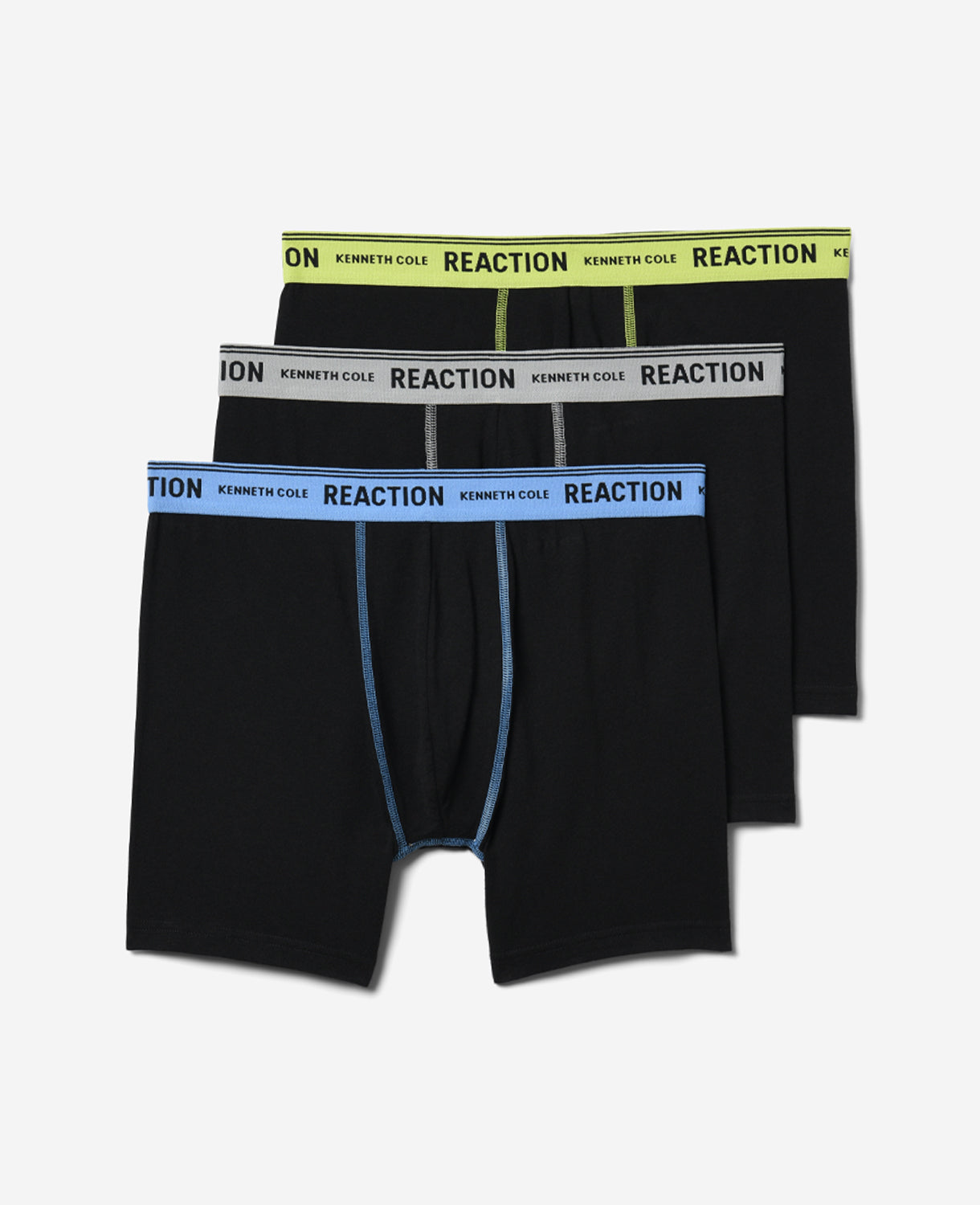 Kenneth Cole Reaction Clothing Organic Cotton Stretch Boxer Briefs 3-Pack boxer uomo 3 pezzi cotone biologico elasticizzato