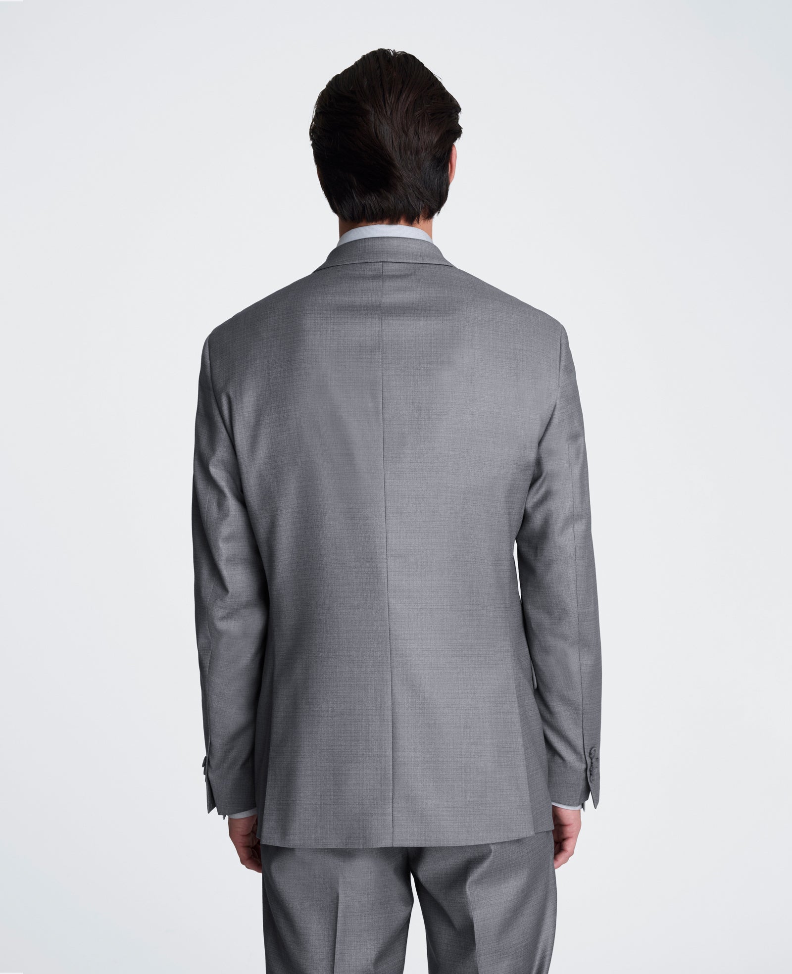 Kenneth Cole Reaction Clothing Slim-Fit Stretch Suit Separate Jacket giacca grigio chiaro