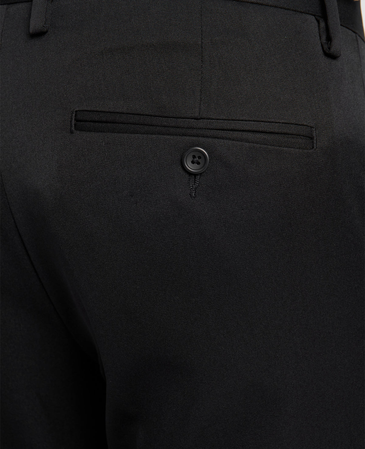 Kenneth Cole Reaction Urban Heather Slim-Fit Dress Pant pantaloni neri 29/30 traspiranti