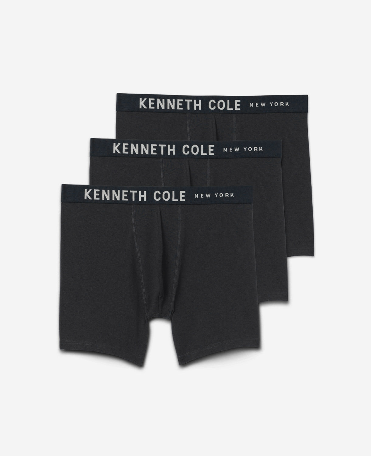 Kenneth Cole Reaction Clothing Cotton Modal Stretch Boxer Brief 3-Pack boxer neri 3 pezzi