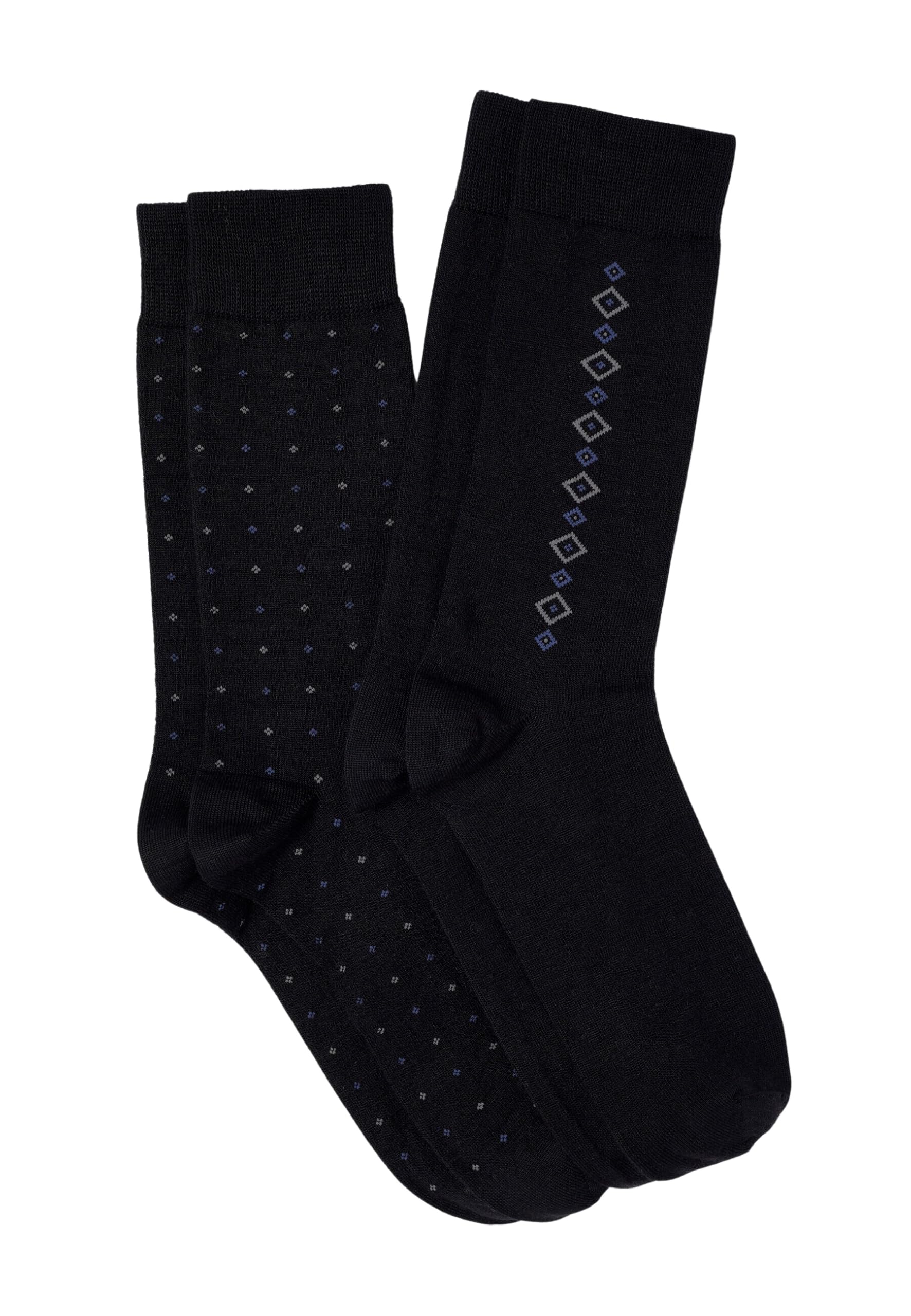 Damart Thermolactyl set 2 paia calzini uomo grigio melange 42-44 lana