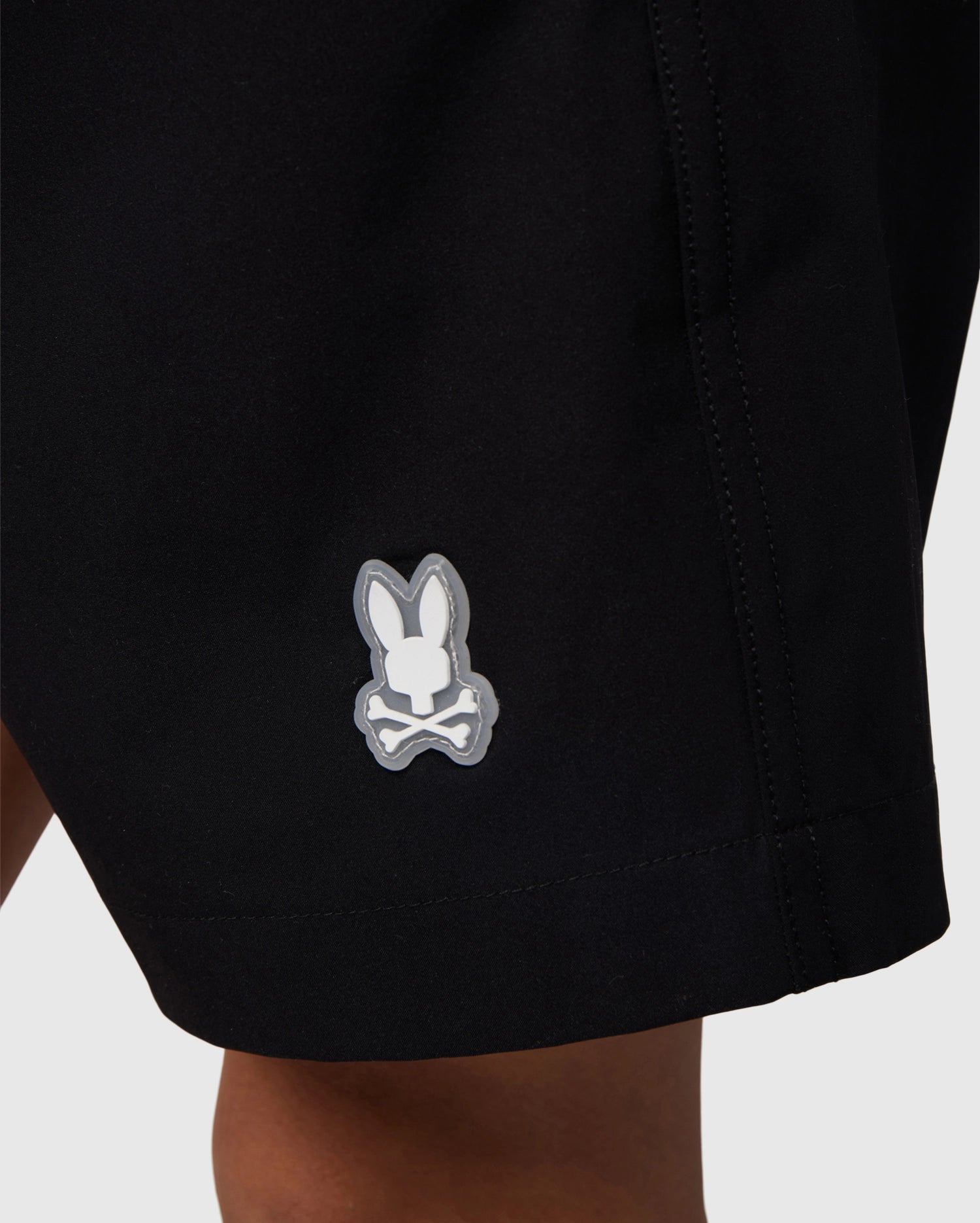 Psycho Bunny Kids Swimwear Malta Hydrochromic Swim Trunk 6" B0W321B2SW costume nero