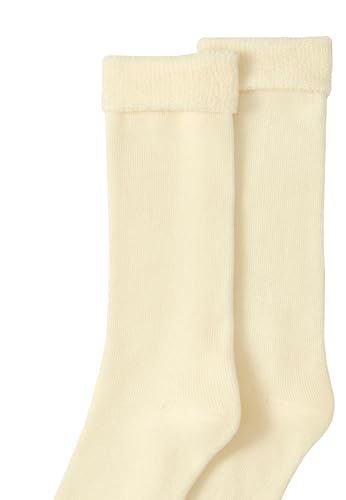 Damart Thermolactyl Calzini Maille Jersey bouclette ecru