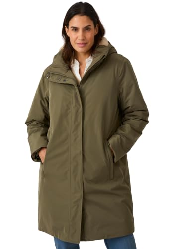 Damart Thermolactyl RainProtect parka donna blu marino e verde kaki