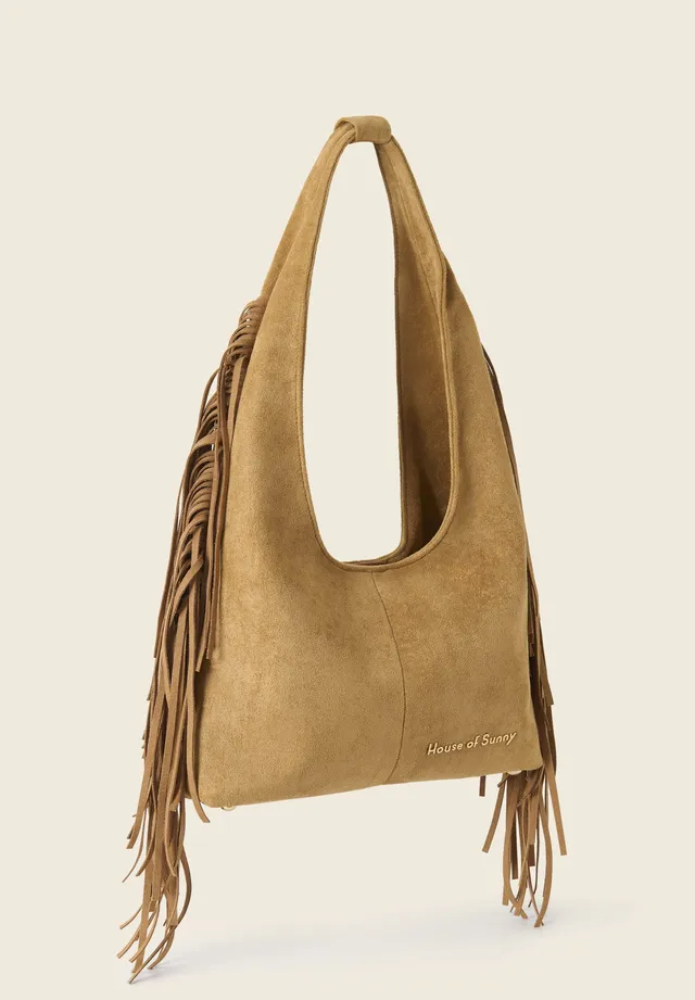 House Of Sunny Womens Bags TASSEL FRINGE SLING BAG borsa tracolla frange