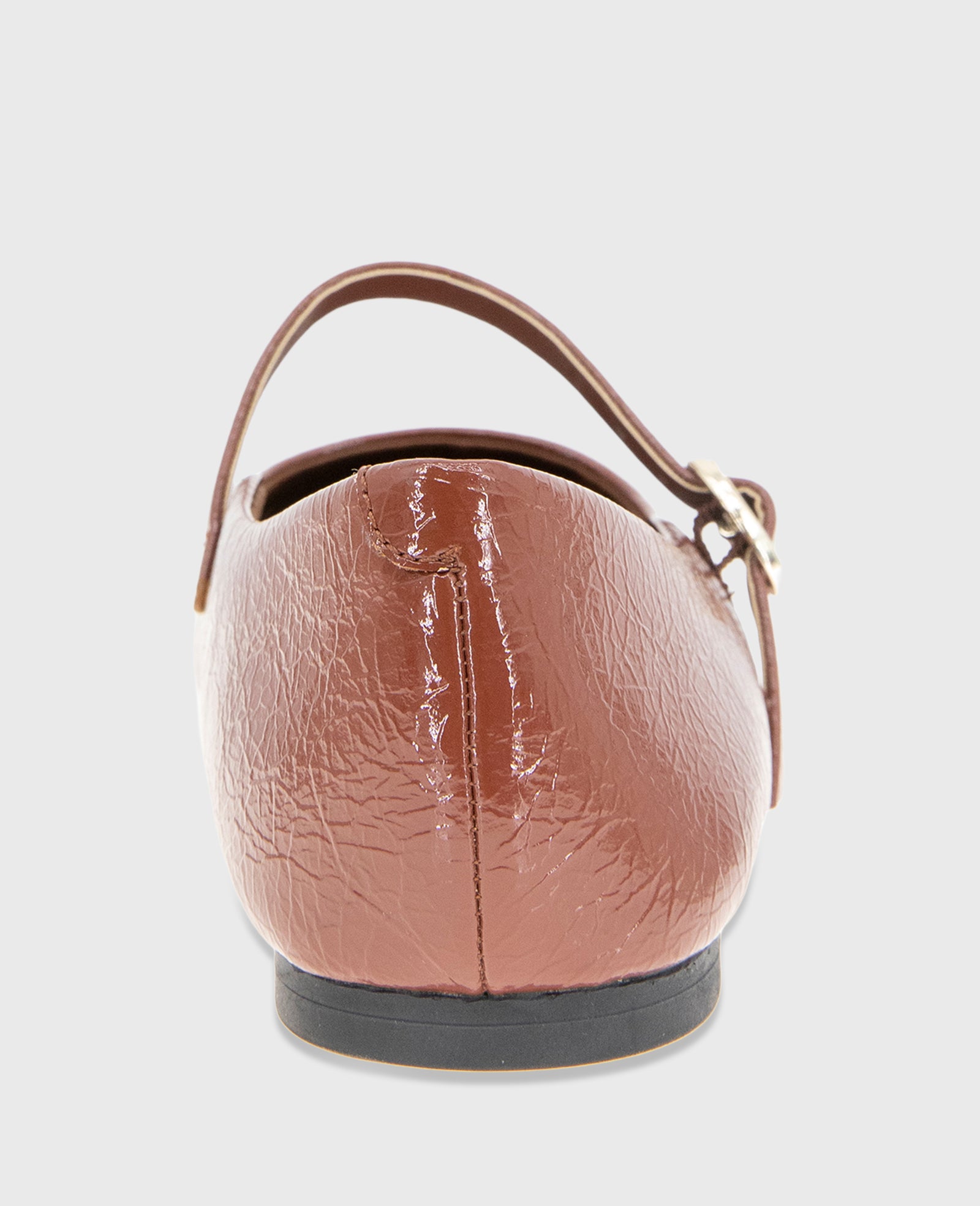 Kenneth Cole Reaction Shoes Jasper Patent Leather Ballet Flat ballerine marroni comfort