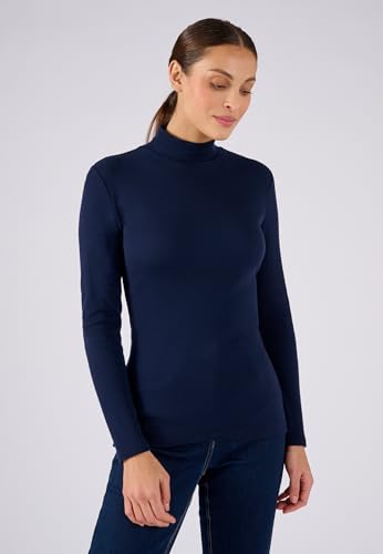 Damart Thermolactyl Sottomaglione collo alto a costine donna