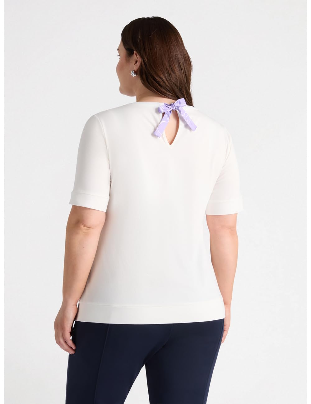 Fiorella Rubino Top e t-shirt T-shirt con scritta e fiocco