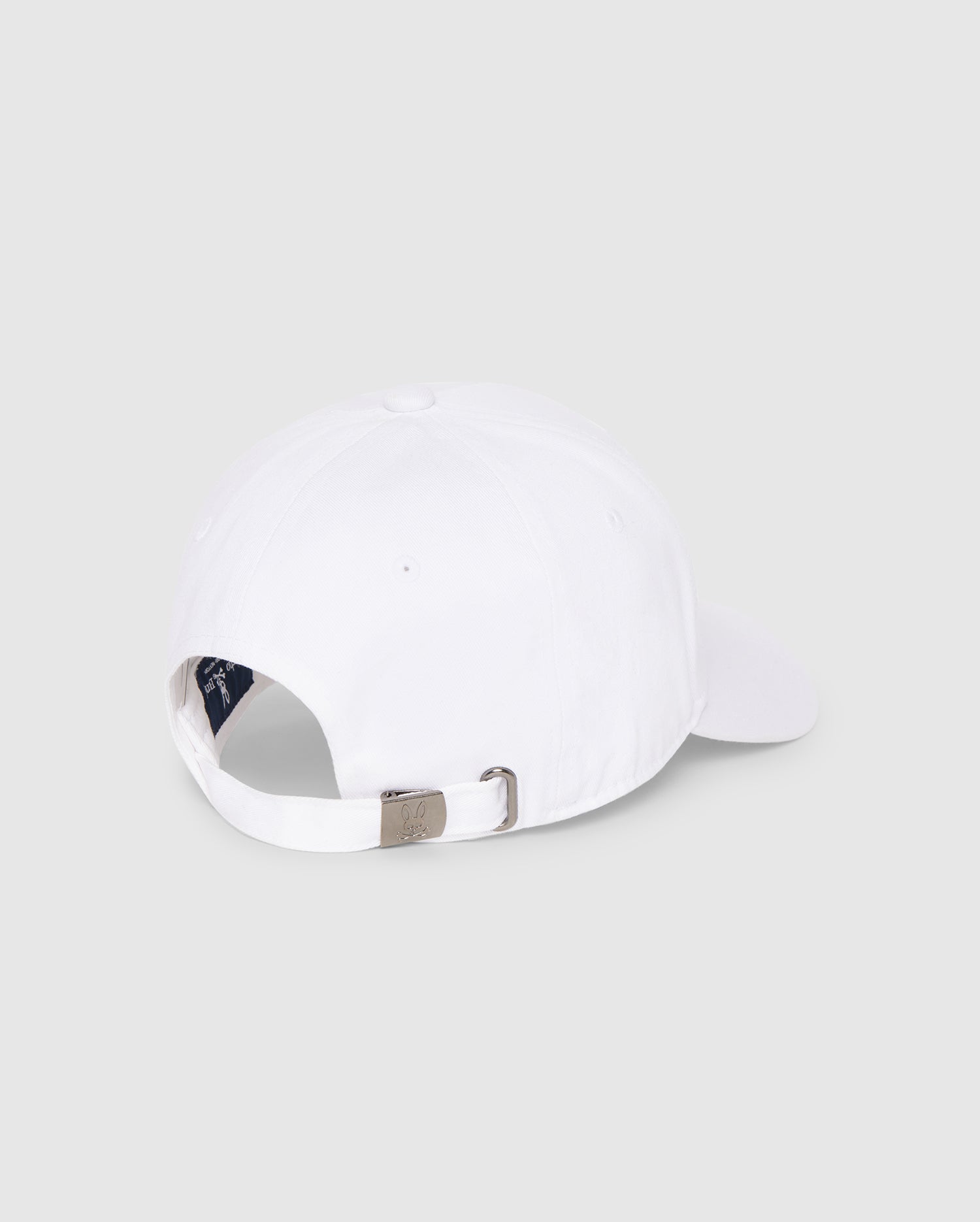 Psycho Bunny Accessories B6A816A1HT cappellino baseball bianco cotone