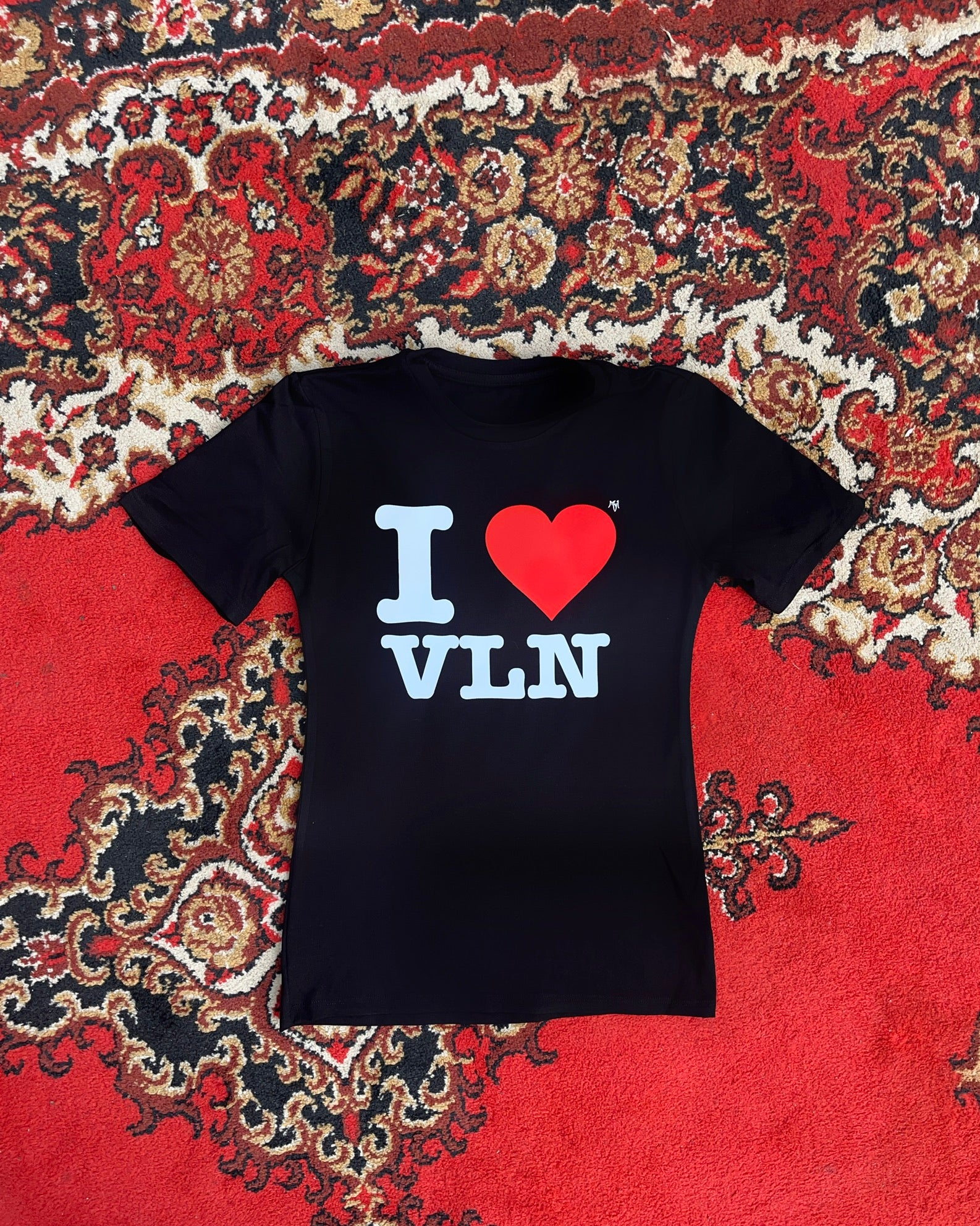 MYL CLOTHING FITTED I LOVE T-shirt I LOVE MYL XS/S cotone elasticizzato
