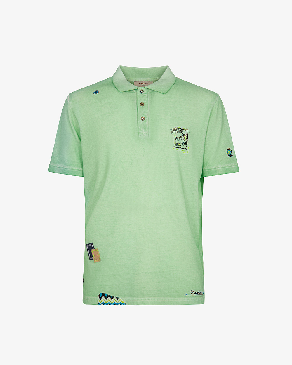 Markup Uomo Felpe & T-shirt Polo con ricami e stampa polo