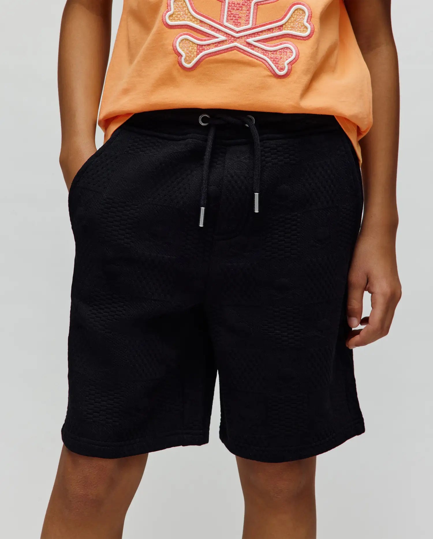 Psycho Bunny Kids Bottoms Dustin Sweatshort 3 1/2 7 1/4 short neri