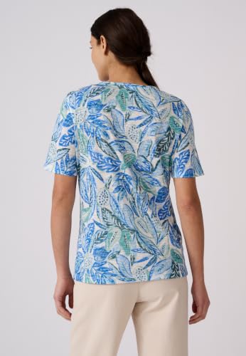 Damart Prêt-à-porter maglietta in maglia divorata donna verde scollo a V