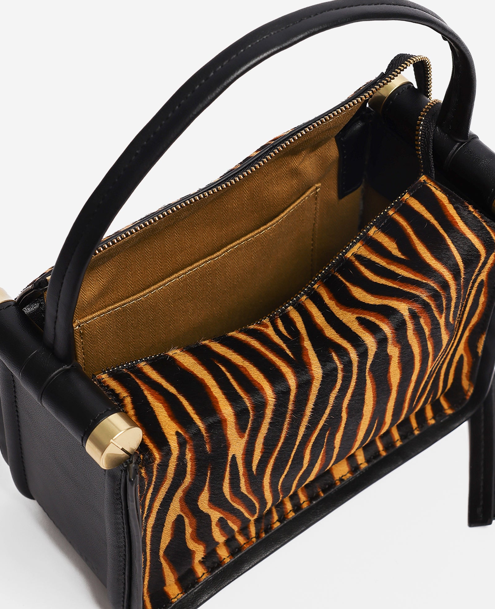 Kenneth Cole Reaction Bags Highline Ziger Print Small Top Handle Bag borsa stampa tigre