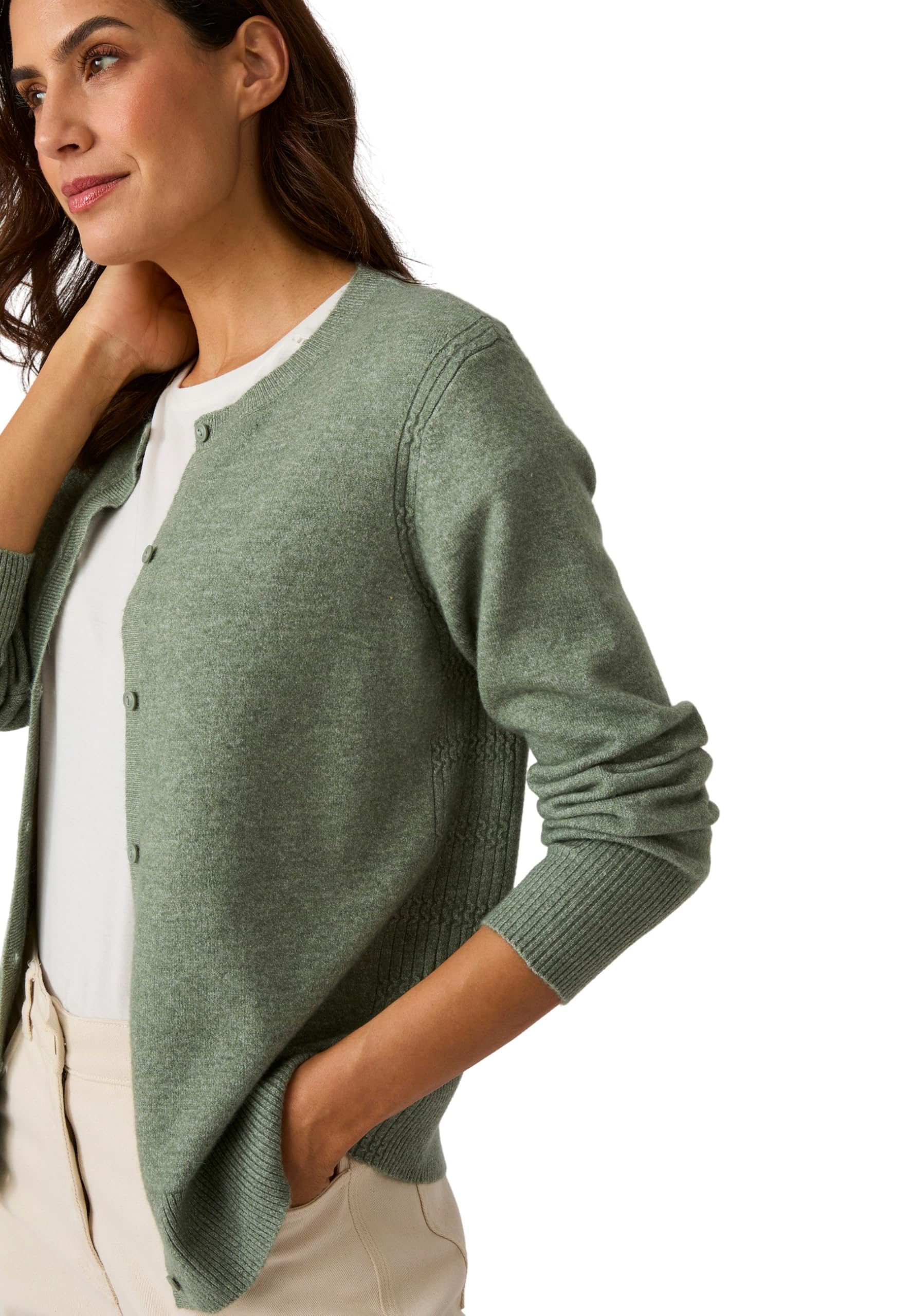 Damart Thermolactyl cardigan donna nero taglia 38-40 in lana