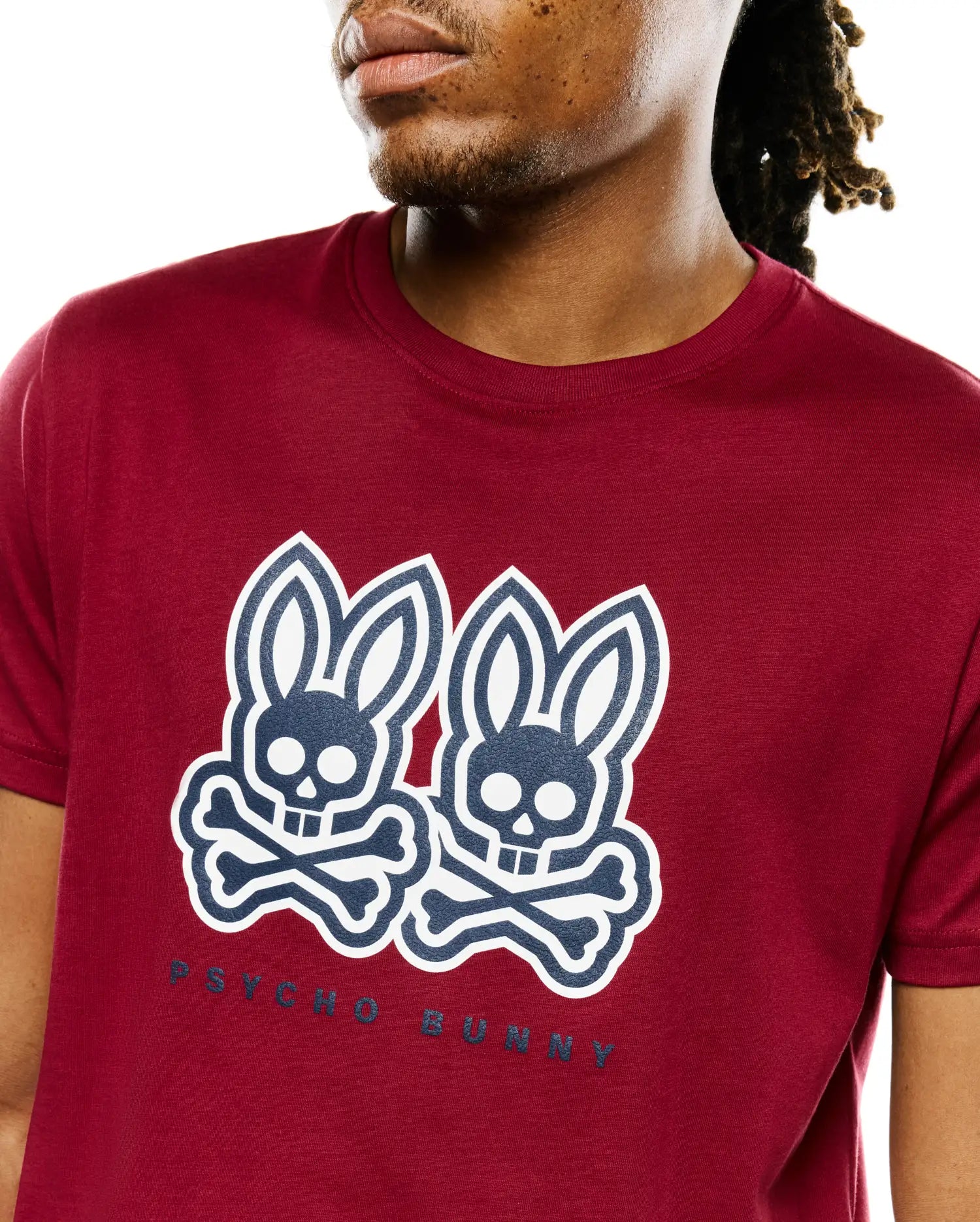Psycho Bunny Ledger Graphic Tee T-shirt rossa XXS