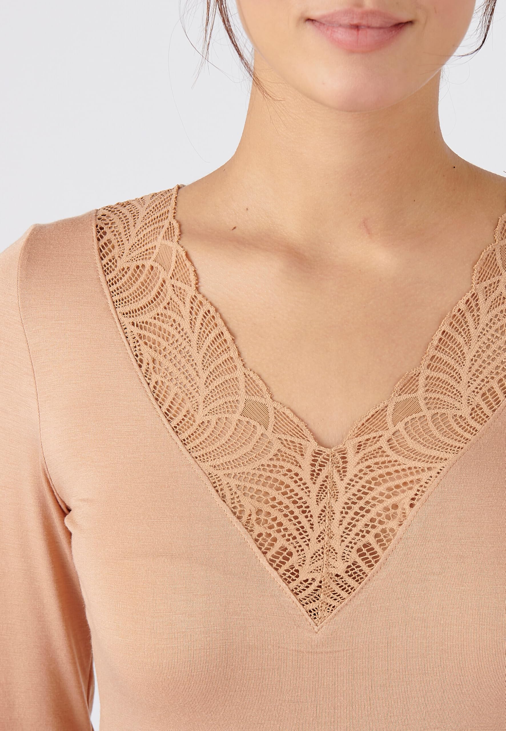 Damart Thermolactyl Sensitive maglietta donna in pizzo maniche lunghe XS