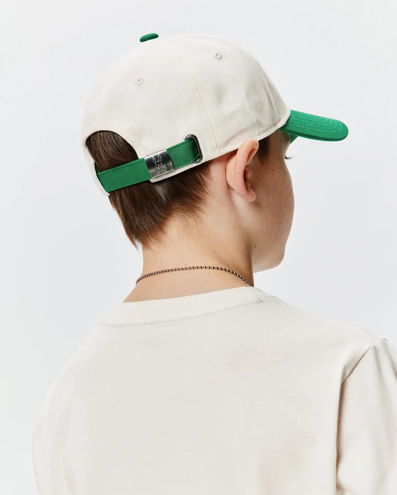 Psycho Bunny Kids Accessories Craig cappellino baseball bianco O/S regolabile