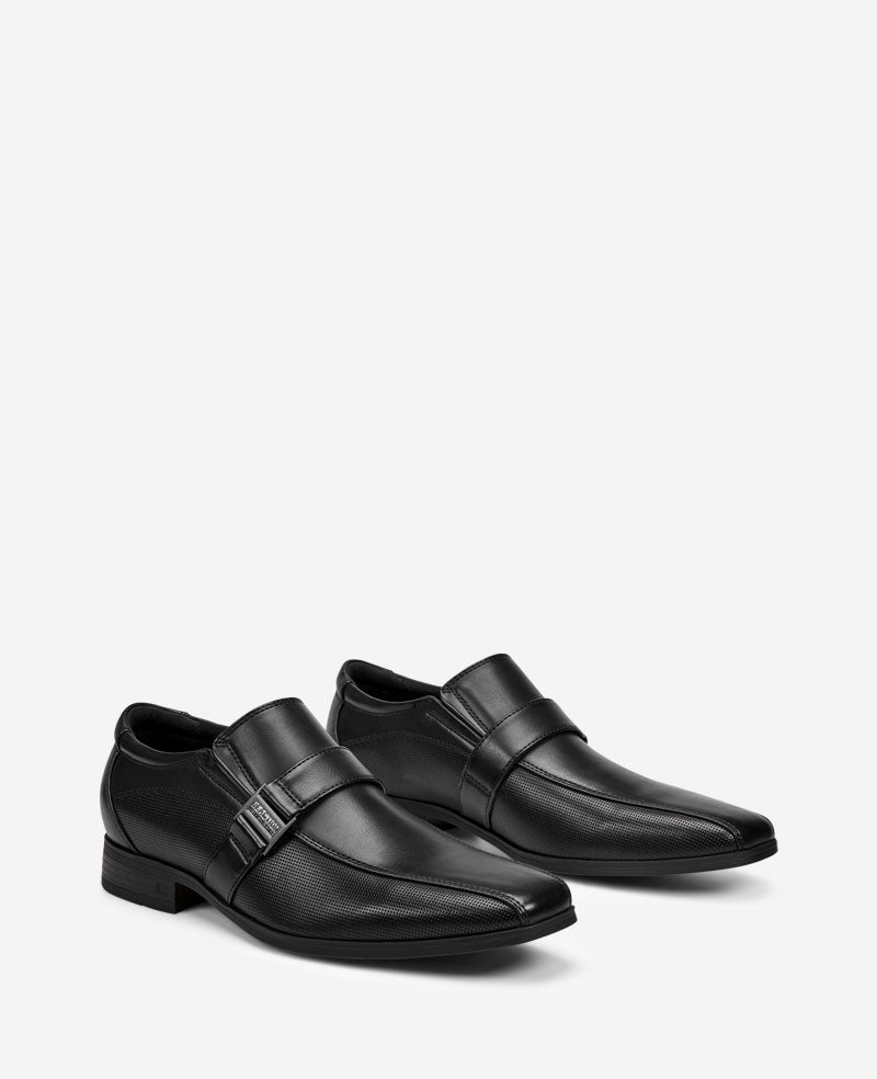 Kenneth Cole Reaction Shoes REACTION Ballad Band Loafer mocassini neri pianta larga