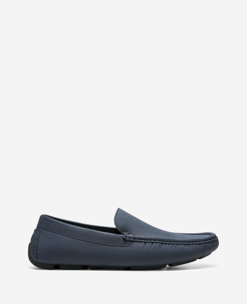 Kenneth Cole Reaction Shoes Scanlin Driving Loafer mocassini blu navy in finta camoscio