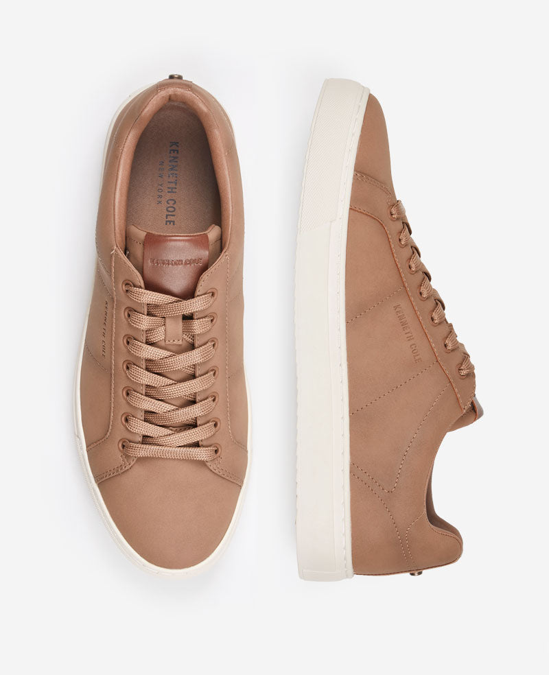 Kenneth Cole Reaction Shoes Jally Lace-up Sneaker sneaker uomo tobacco