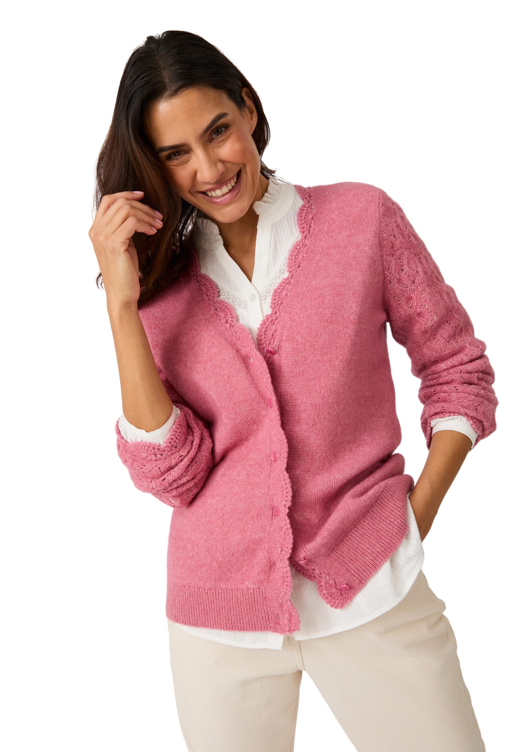 Damart Prêt-à-porter Gilet donna traforato lana e alpaca 38-44/50-52