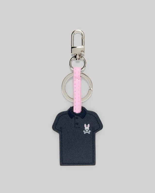Psycho Bunny Accessories Iconic Polo Keychain MO1700009 portachiavi navy