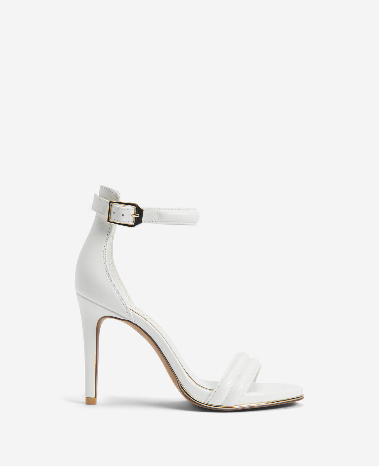 Kenneth Cole Reaction Brooke Bridal sandali con tacco avorio 5 con cinturino alla caviglia