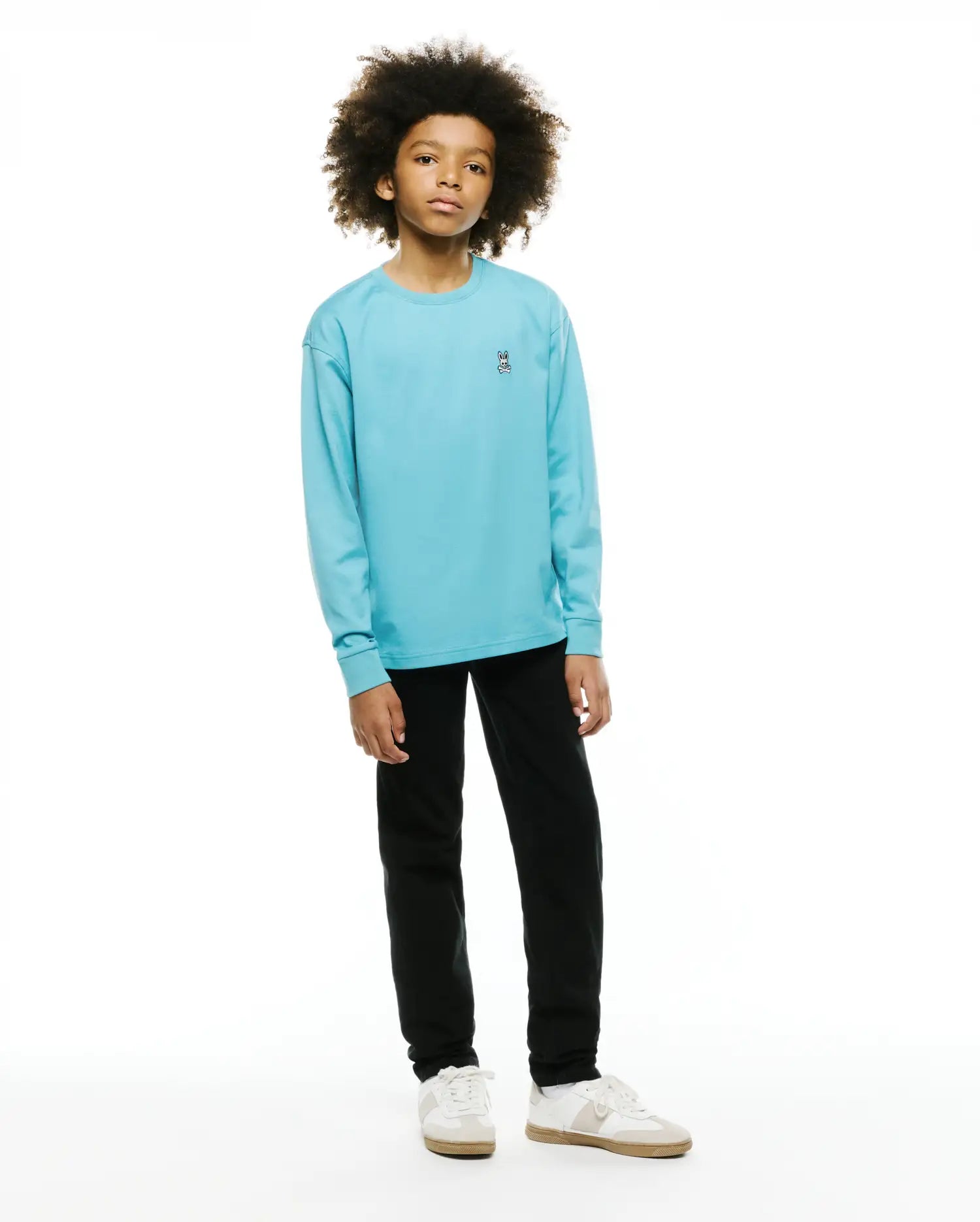 Psycho Bunny Norman Longsleeve Oversized Tee T-shirt blu 2T