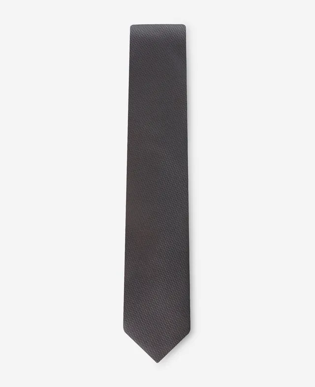 Kenneth Cole Reaction Belts, Wallets & Small Accessories Canal Solid Tie cravatta nera