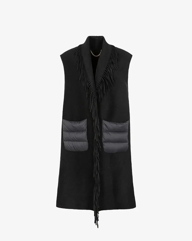 Markup Donna Giacche & Giubbotti Gilet con tasconi e frange